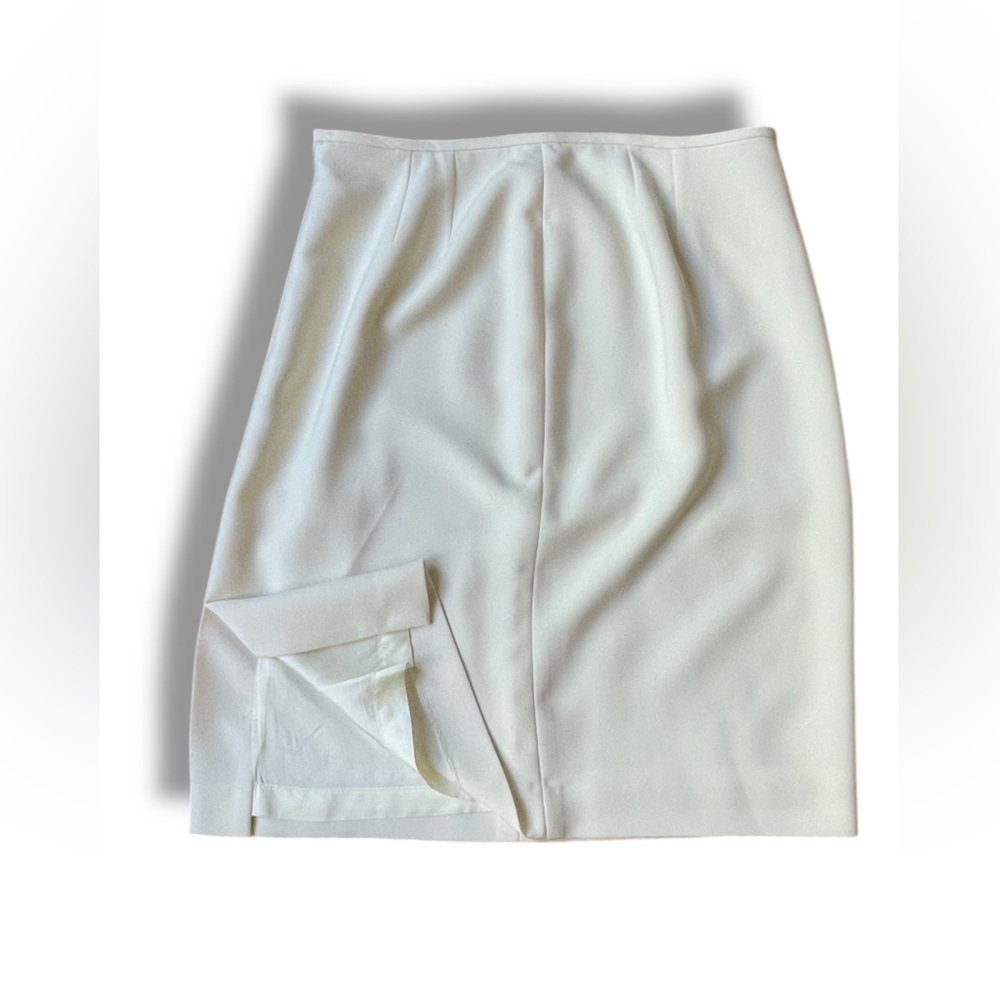 Le Suit Ivory Skirt size 10P - Picture 4 of 7
